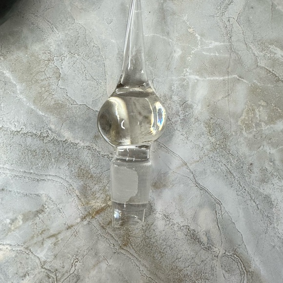 MURANO STYLE BLACK AND AMBER GLASS VANITY PERFUME BOTTLE+STOPPER LEOPARD - Picture 11 of 12